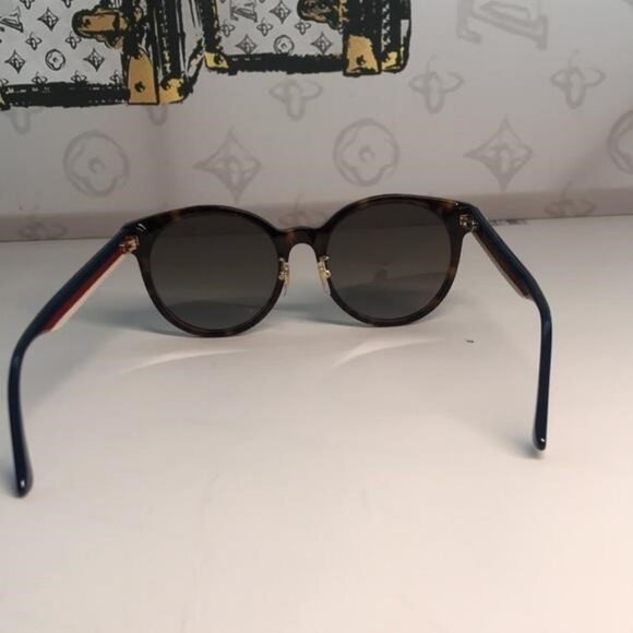 New Authentic Gucci GG0416SK 003 Havana Brown Gradient Sunglasses main image 4